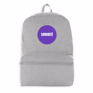 Sac à dos féministe 100 % recyclé Sororité
