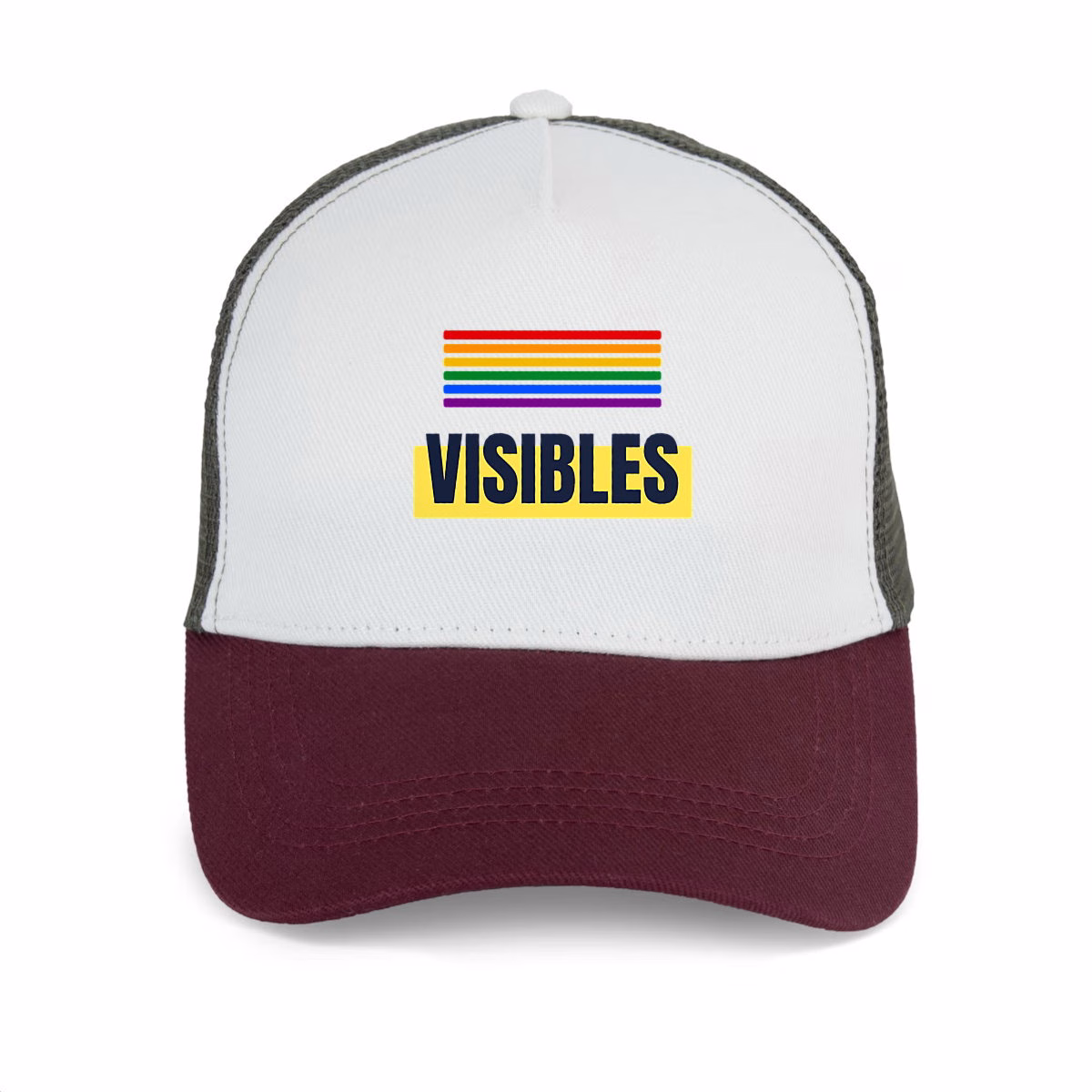 Casquette LGBT trucker coton recyclé Visibles