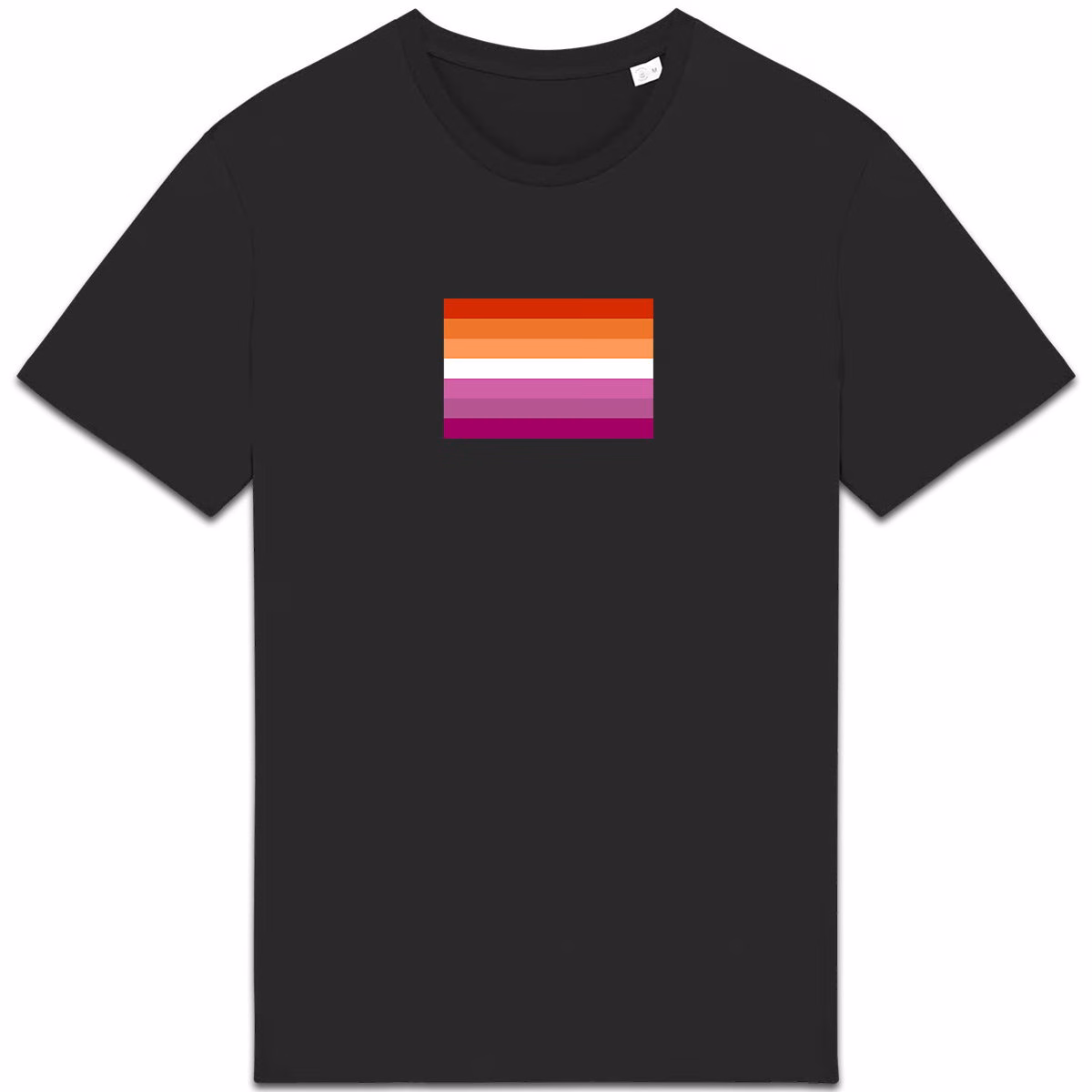 T-shirt aux couleurs du drapeau lesbien