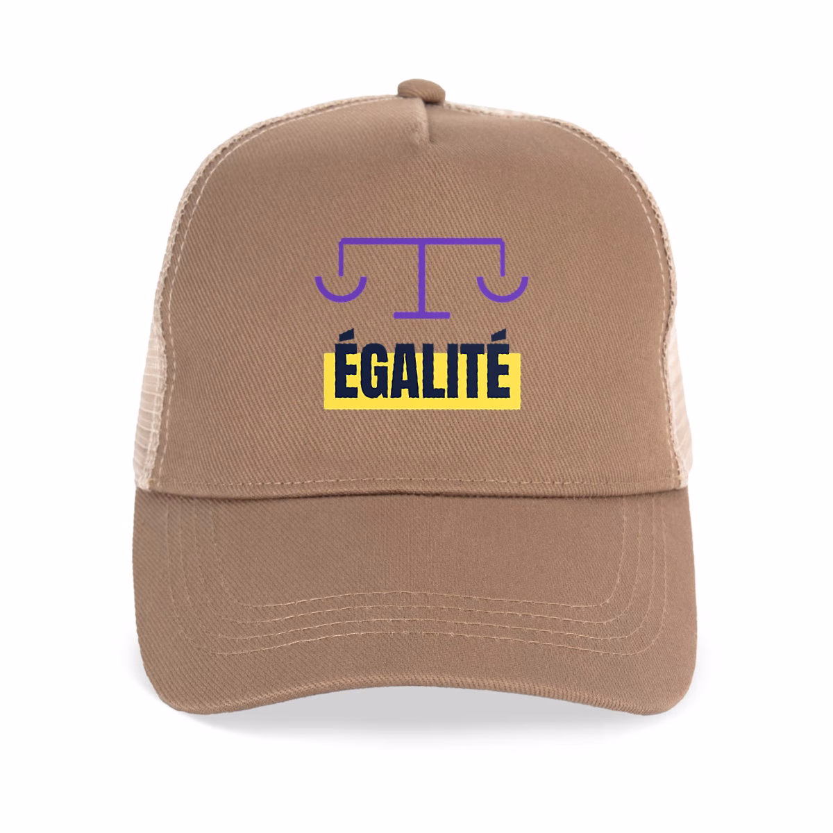 Casquette féministe trucker coton recyclé Égalité
