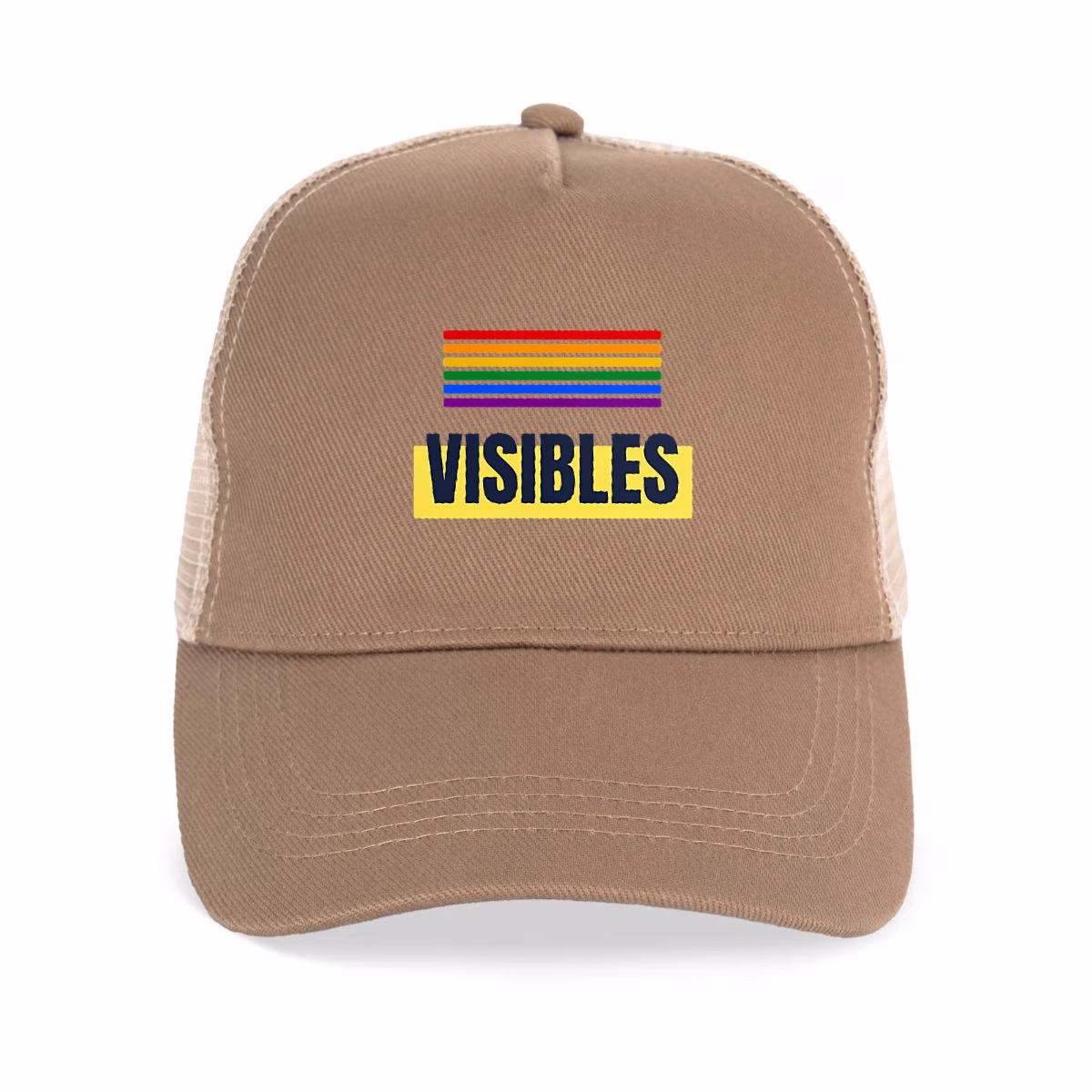 Casquette LGBT trucker coton recyclé Visibles