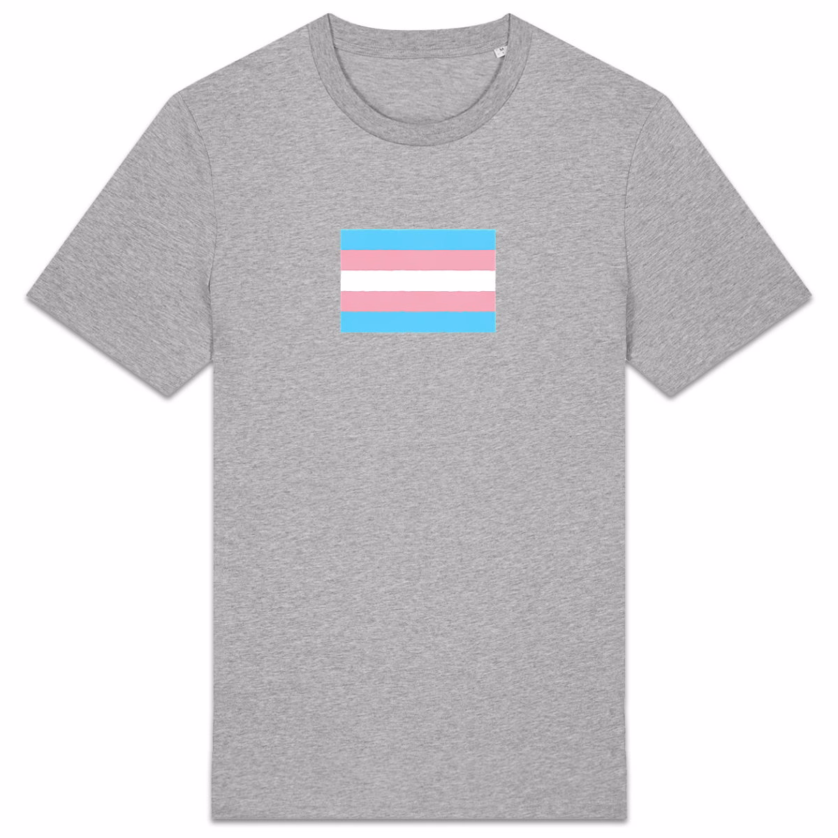 T-shirt aux couleurs du drapeau transgenre
