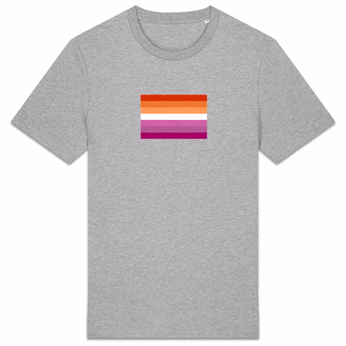 T-shirt aux couleurs du drapeau lesbien