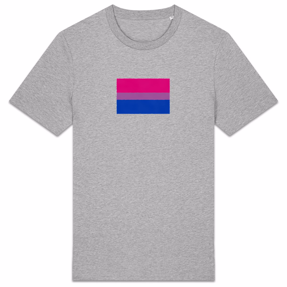 T-shirt aux couleurs du drapeau bisexuel