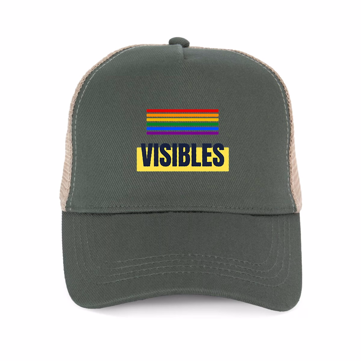 Casquette LGBT trucker coton recyclé Visibles