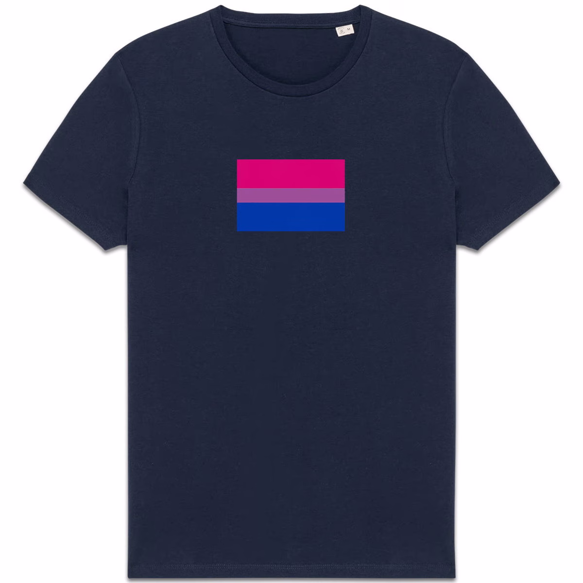 T-shirt aux couleurs du drapeau bisexuel