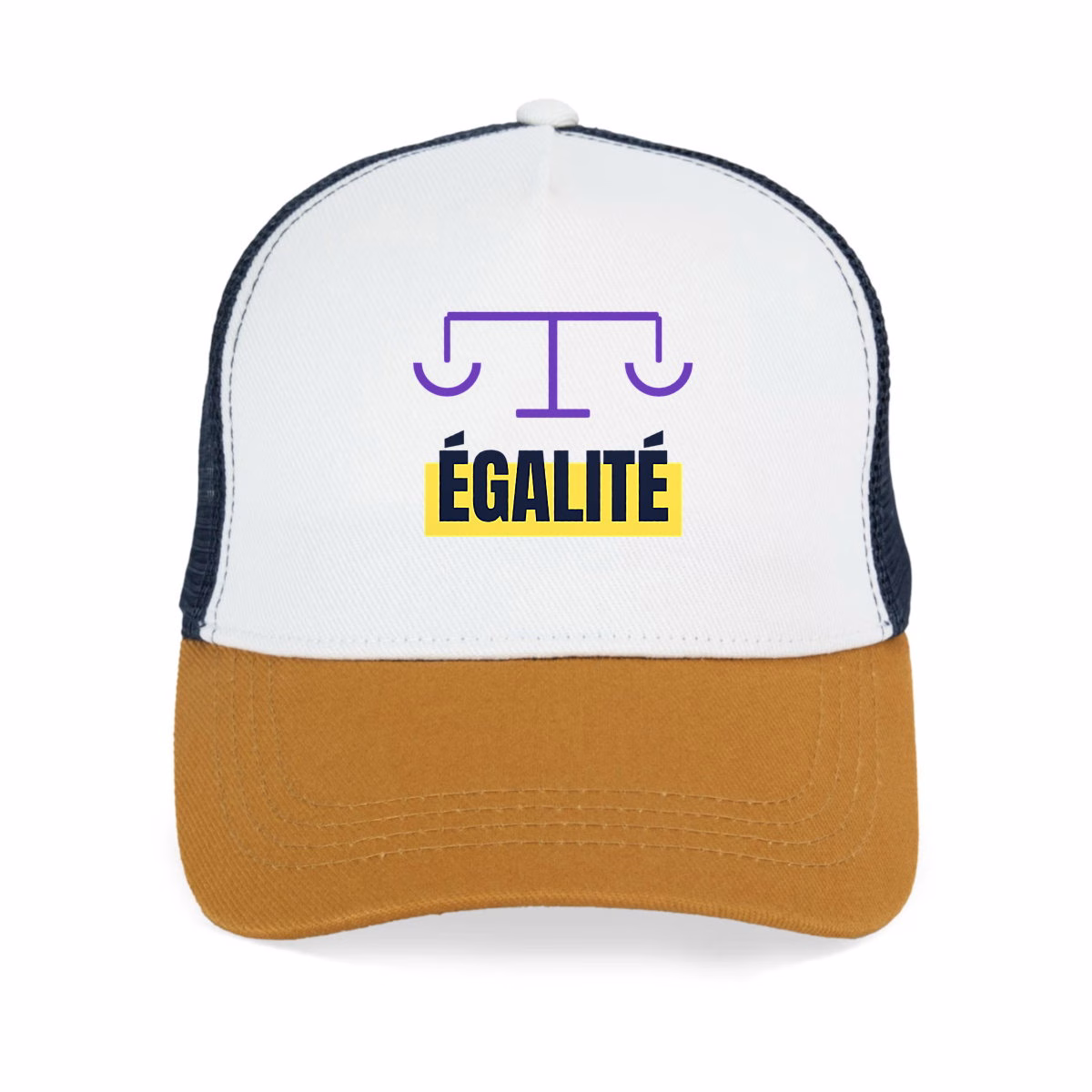 Casquette féministe trucker coton recyclé Égalité