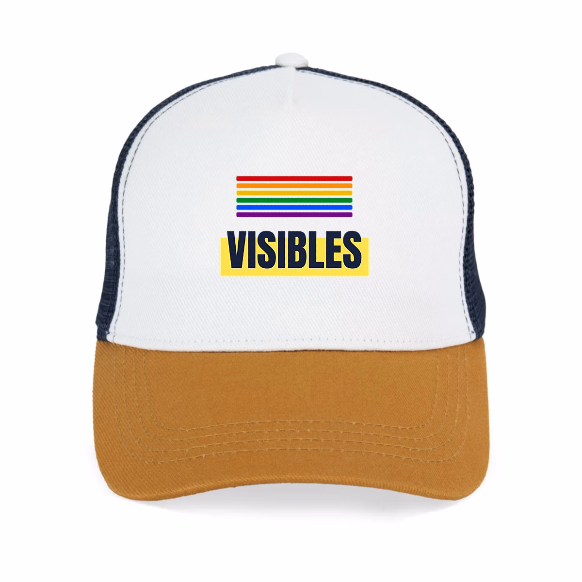 Casquette LGBT trucker coton recyclé Visibles