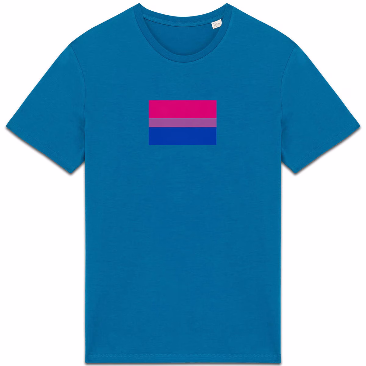 T-shirt aux couleurs du drapeau bisexuel