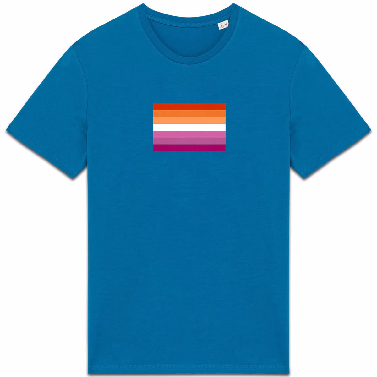 T-shirt aux couleurs du drapeau lesbien
