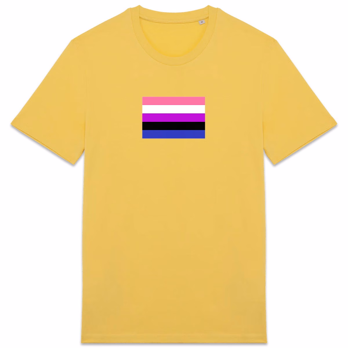 T-shirt aux couleurs du drapeau genderfluid