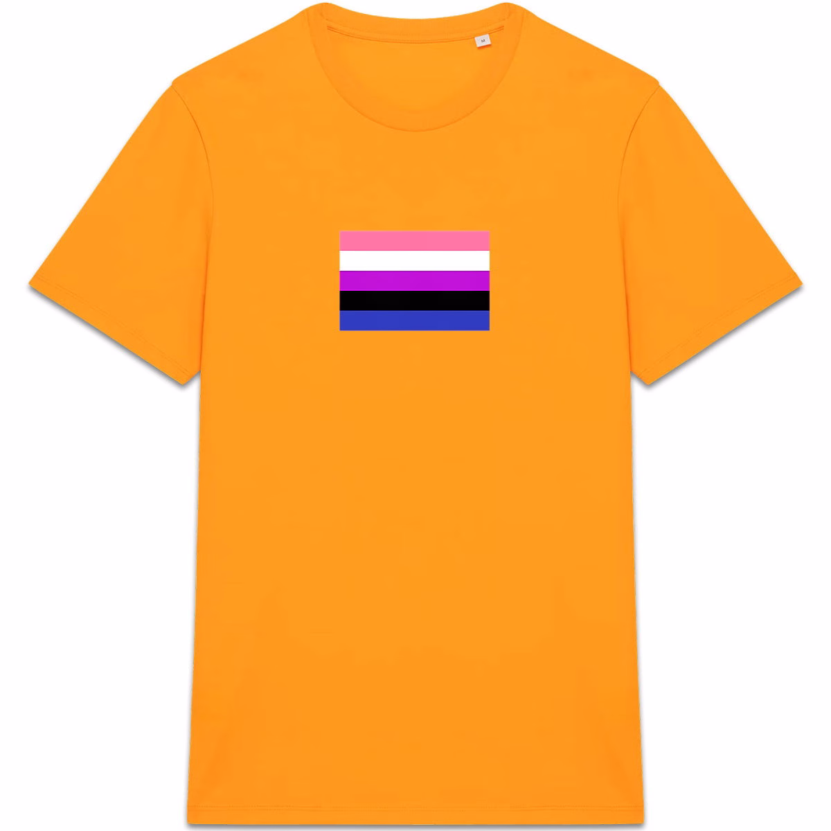 T-shirt aux couleurs du drapeau genderfluid