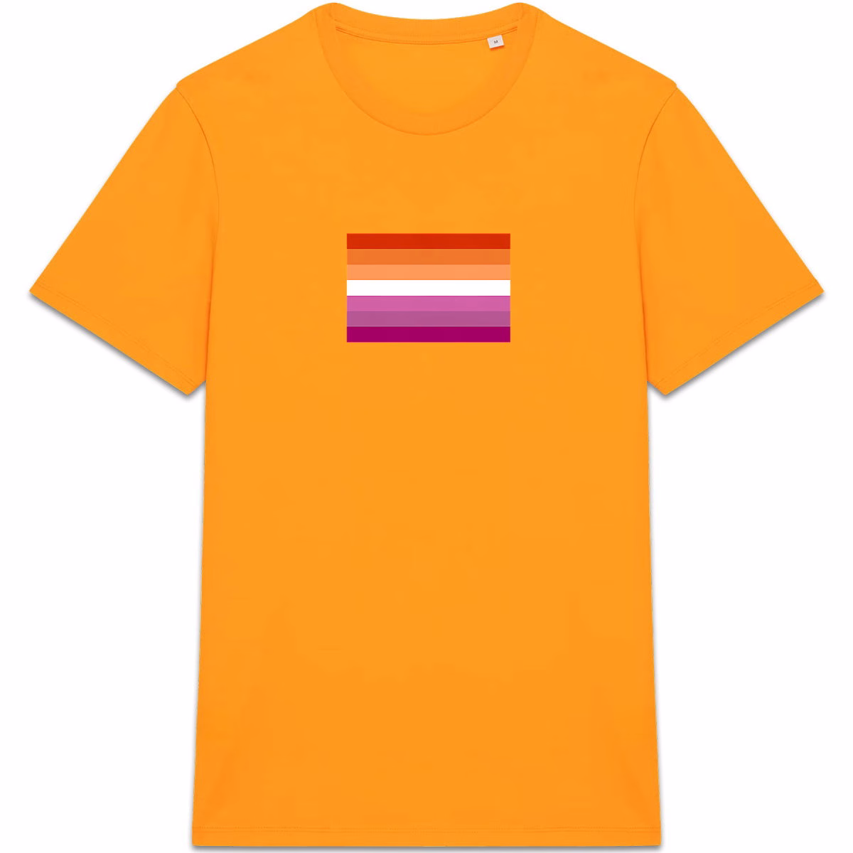 T-shirt aux couleurs du drapeau lesbien