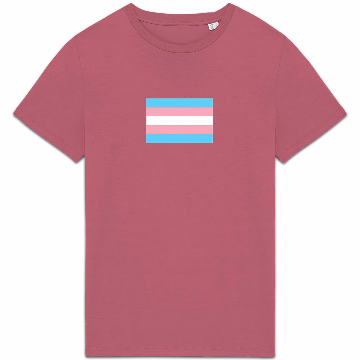 T-shirt aux couleurs du drapeau transgenre