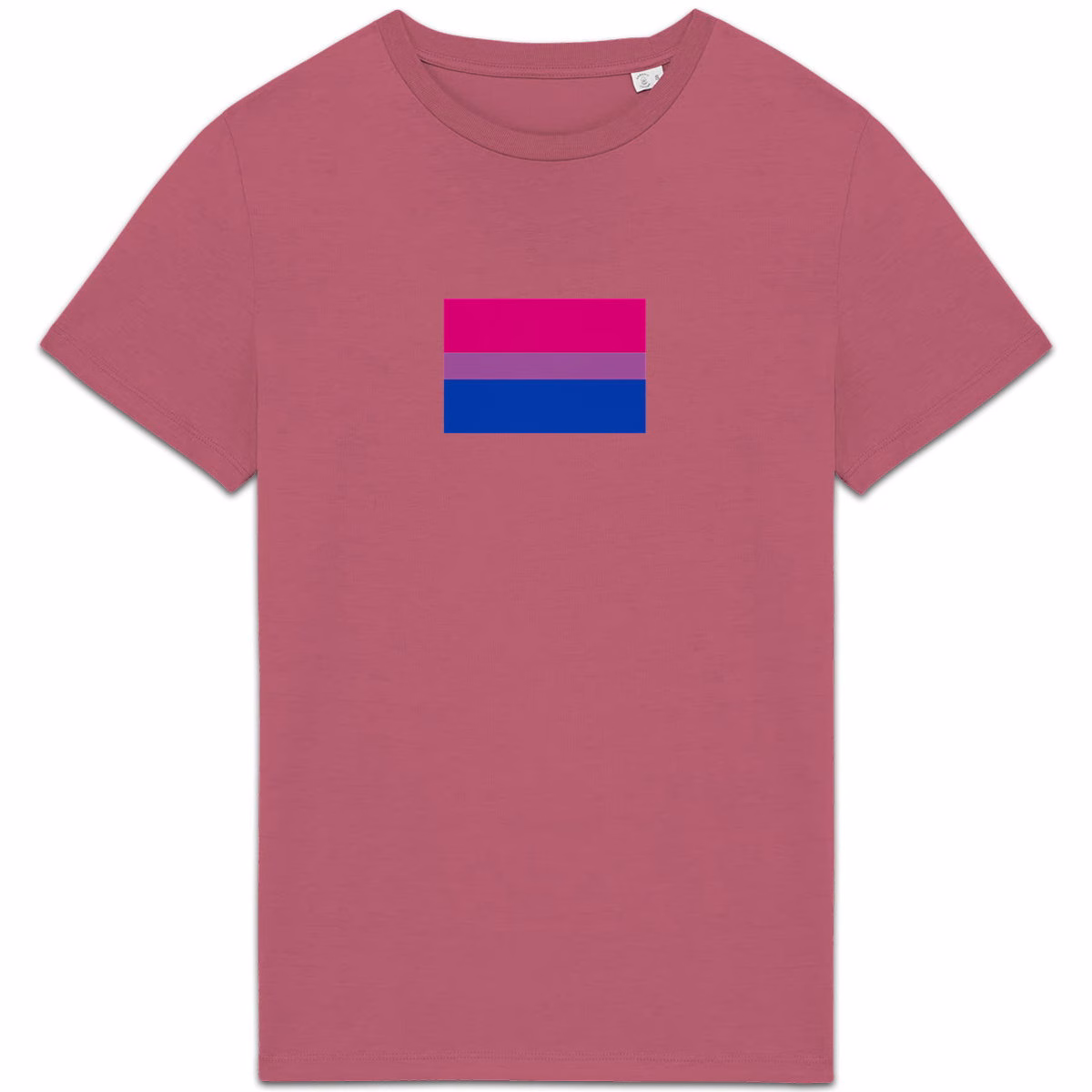 T-shirt aux couleurs du drapeau bisexuel
