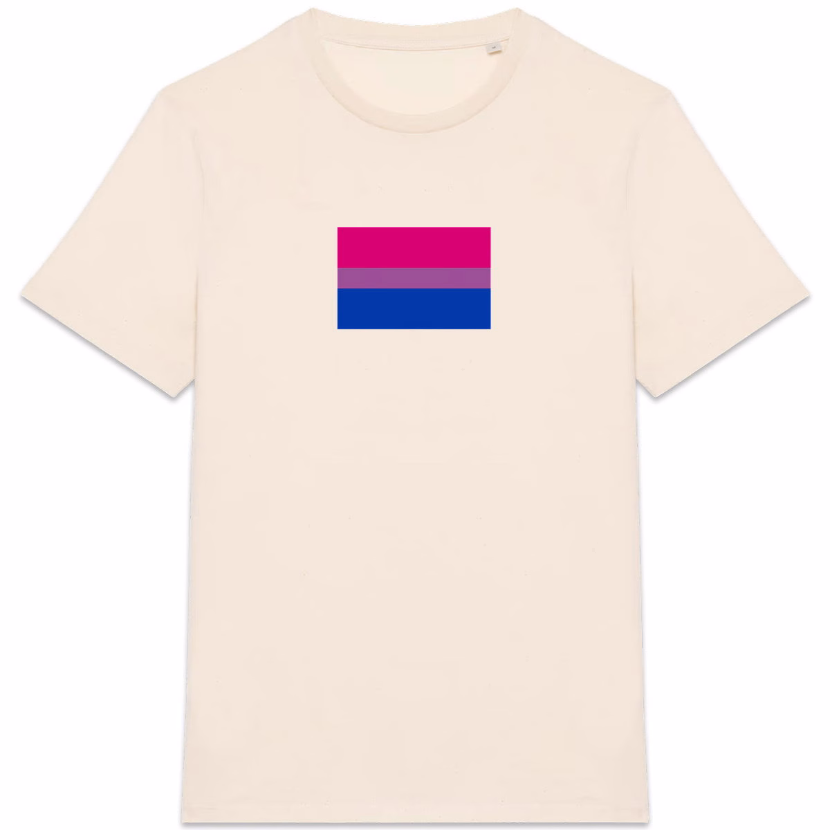 T-shirt aux couleurs du drapeau bisexuel