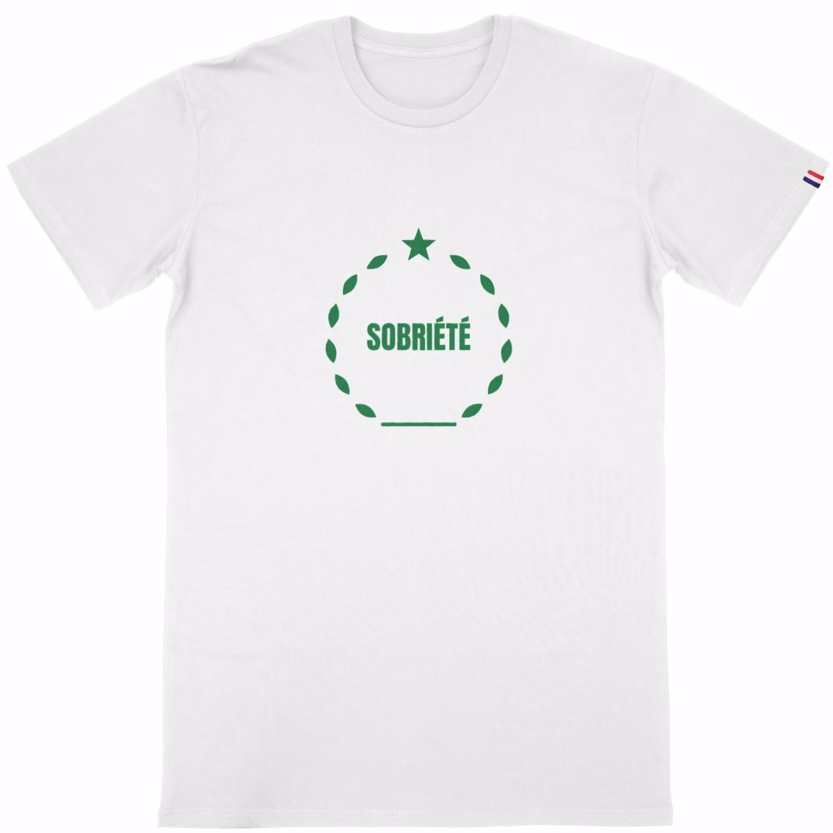 T-shirt Made in France homme coton bio Sobriété