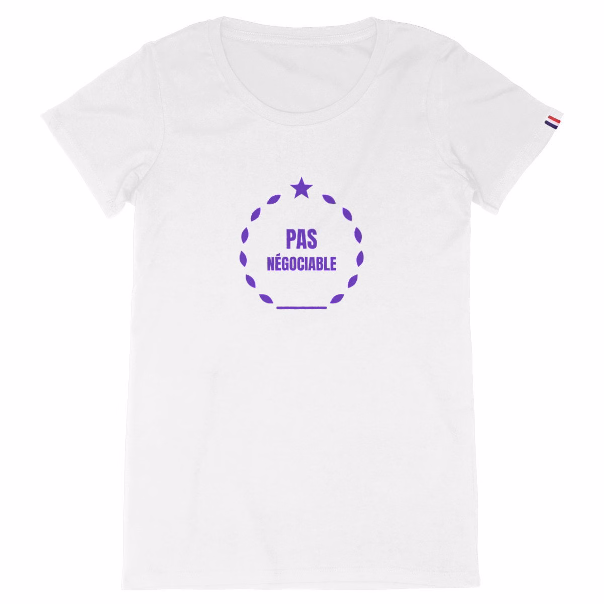 T-shirt Made in France femme coton bio Pas négociable