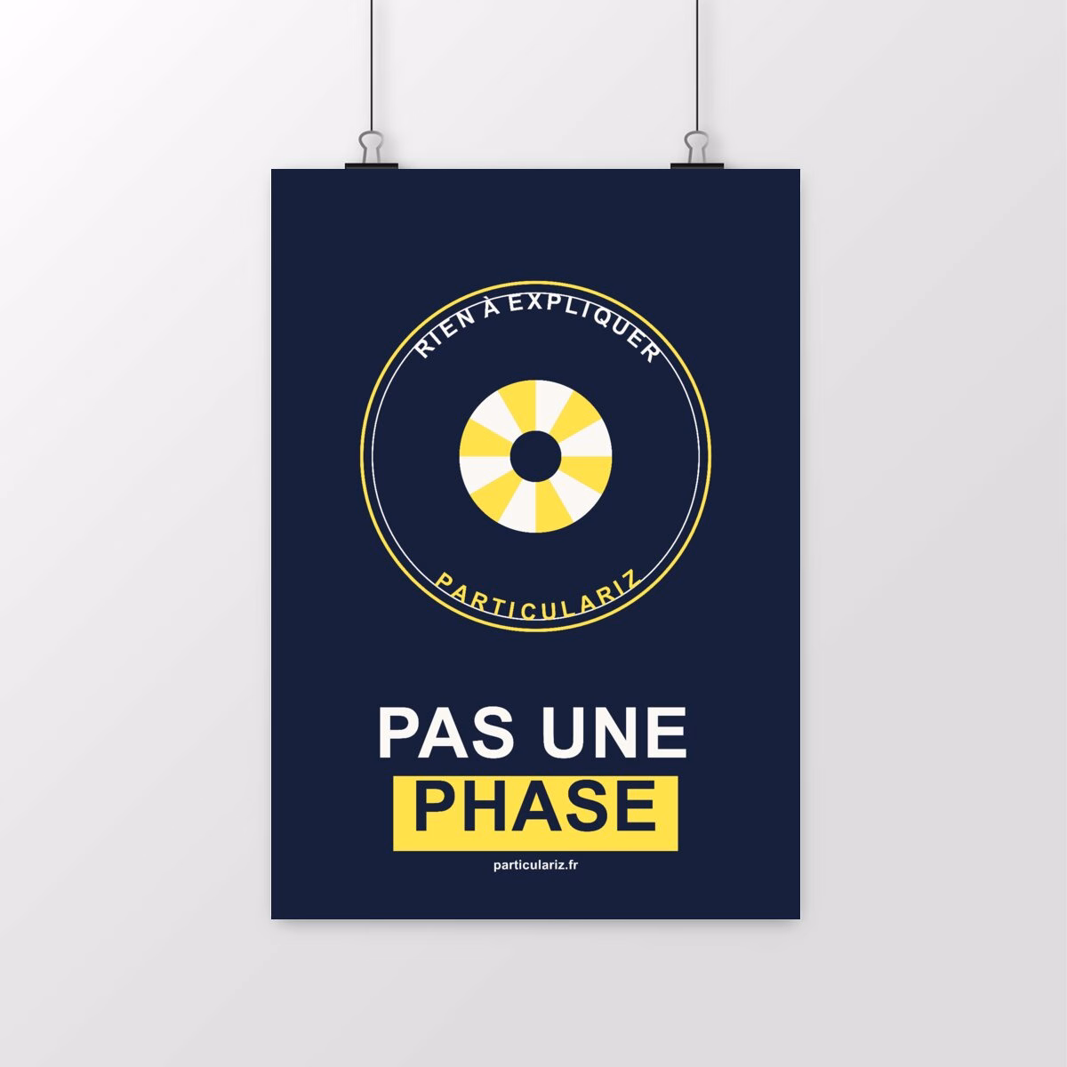 Affiche LGBT « Pas une phase »