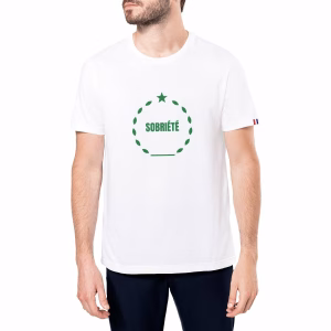 T-shirt Made in France homme coton bio Sobriété