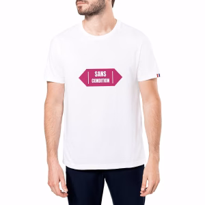 T-shirt Made in France homme coton bio Sans condition