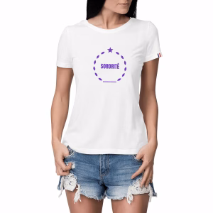 T-shirt Made in France femme coton bio Sororité