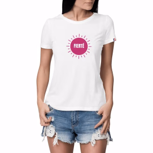 T-shirt Made in France femme coton bio Fierté