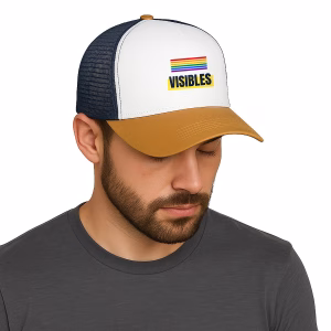 Casquette LGBT trucker coton recyclé Visibles