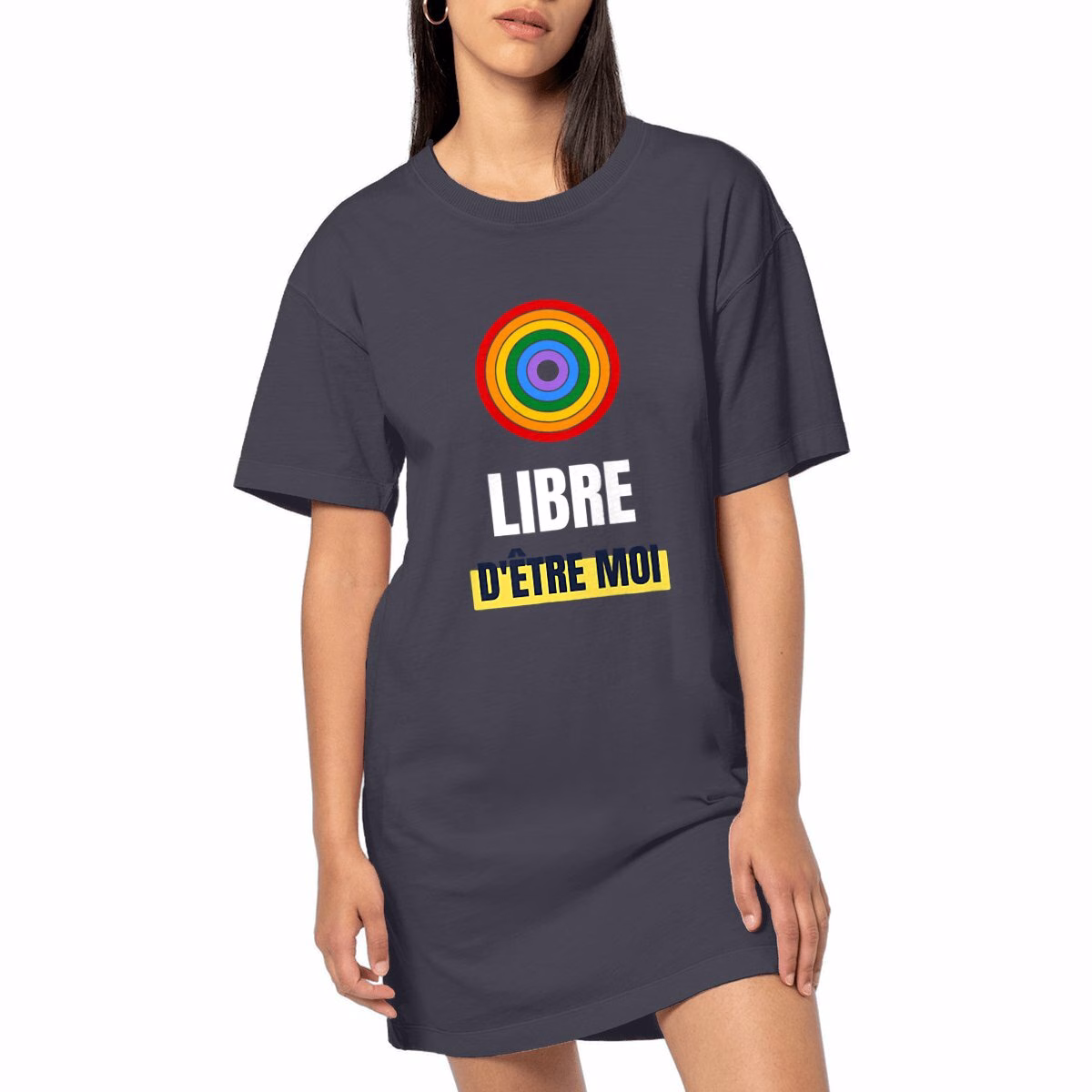 Robe LGBT coton bio Libre d'être moi