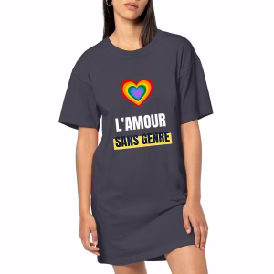 Robe LGBT coton bio L'amour sans genre