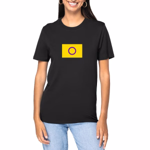 T-shirt aux couleurs du drapeau intersexe