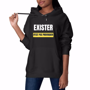 Sweat à capuche LGBT Exister n'est pas provoquer
